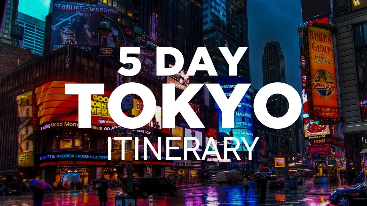 5 days travel to japan